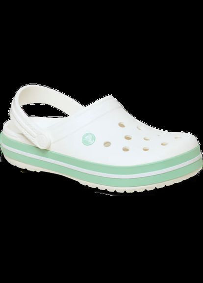 Мятные женские кроксы крокбенд clog milk pink Crocs