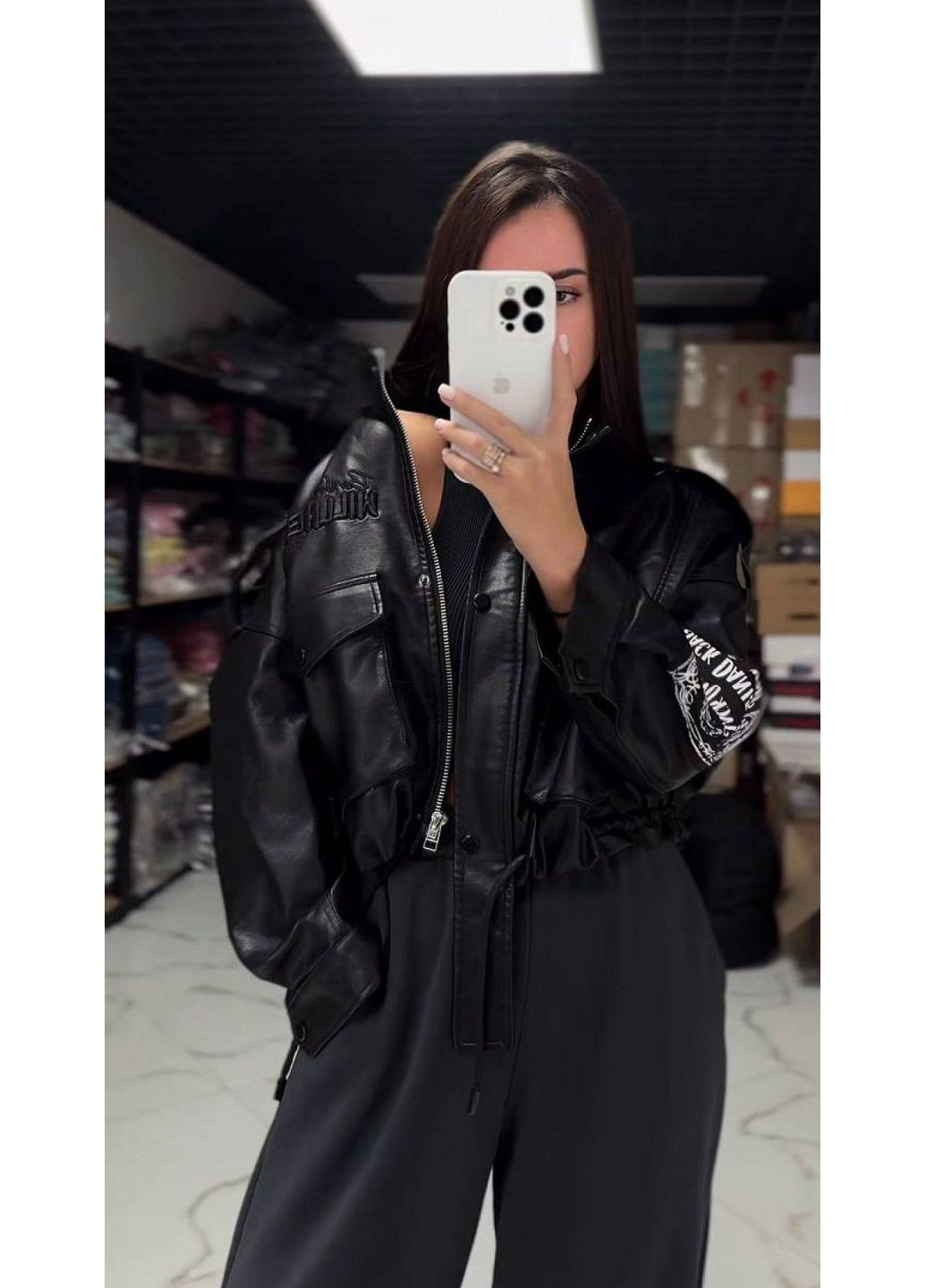 Чорна демісезонна косуха джек MAAAARKA