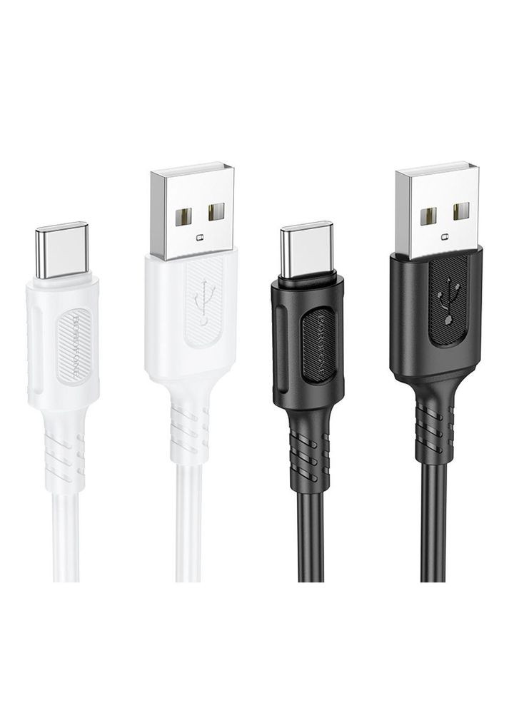 USB кабель Type-C для зарядки телефону / Провід шнур юсб тайп сі для швидкої зарядки та передачі даних Borofone (338612260)