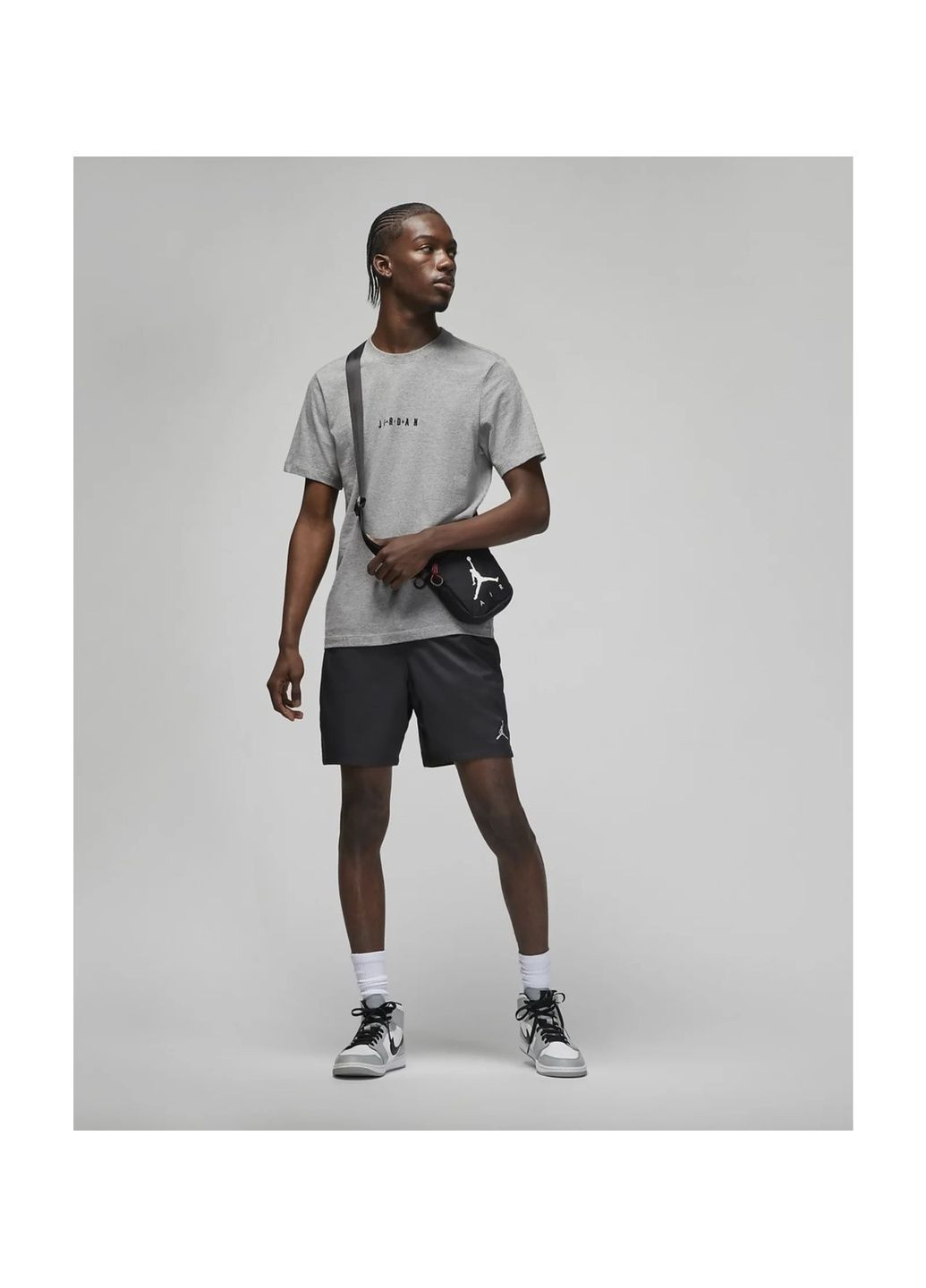 Серая футболка мужская air tee grey dm3182-091 Air Jordan