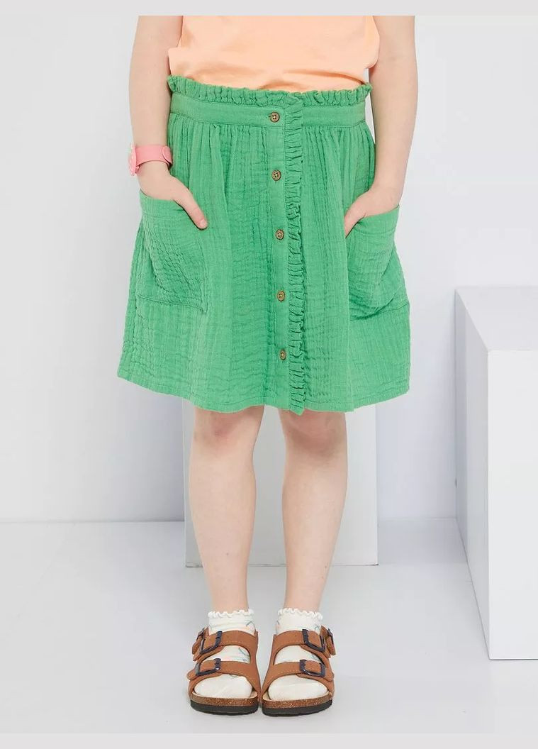 Зеленая юбка Kiabi