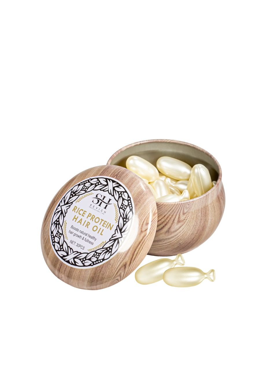 Масло для восстановления поврежденных волос Rice Protein Hair Oil 30 капсул Sevich (302728301)