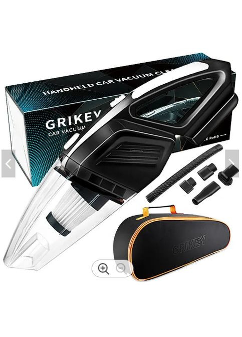 Пылесос автомобильный проводной 5 120Вт для сухой и влажной уборки Grikey (336212271)