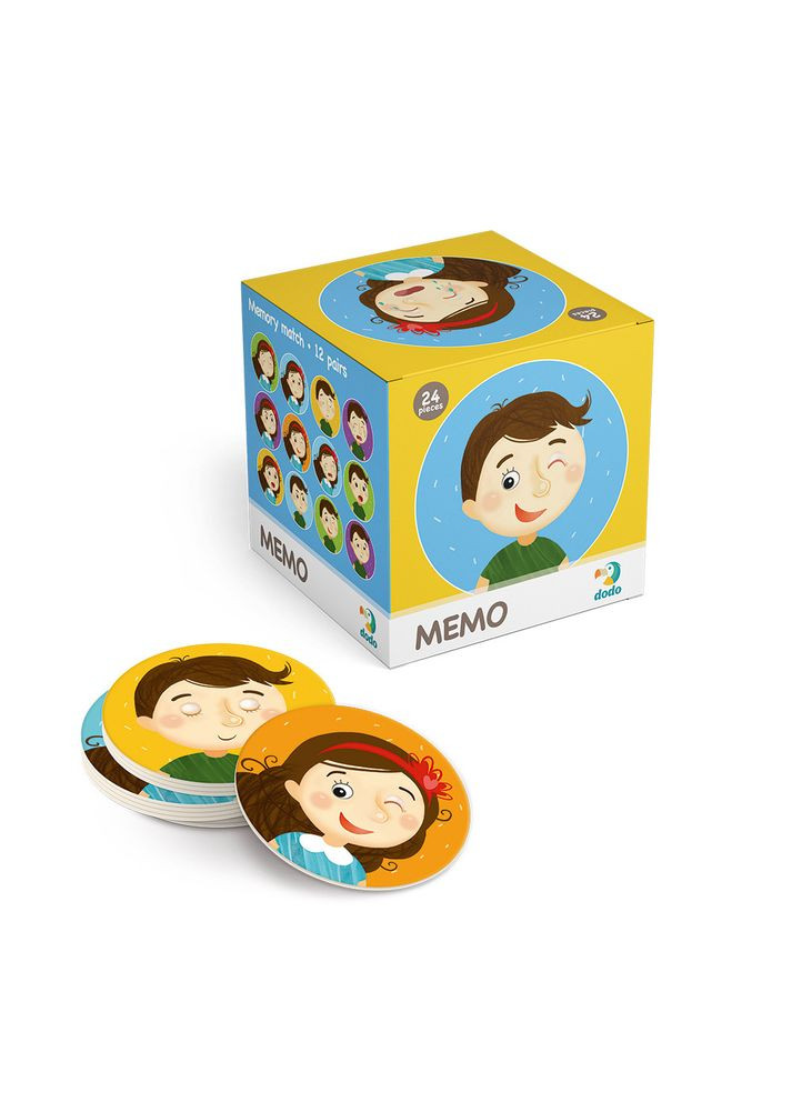 Настольная игра-мемо "Эмоции", игра мемори на развитие памяти Додо Dodo (334714337)