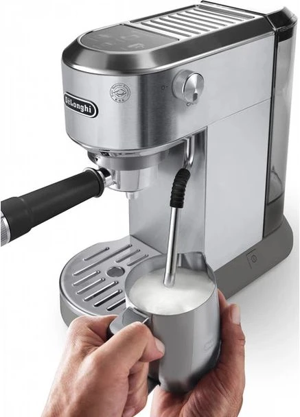 Кавоварка ріжкова Dedica Duo EC 890.M 1450 Вт срібляста Delonghi (382715284)