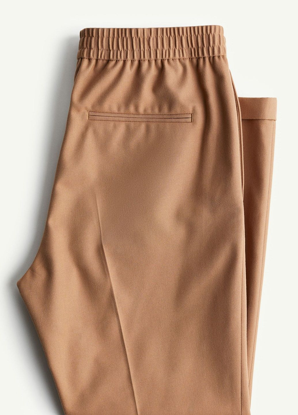 Темно-бежевые спортивные демисезонные брюки H&M