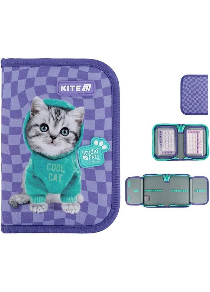 Шкільний набір Education Studio Pets Рюкзак + Пенал + Набір канцелярії + Ланчбокс + Пляшка + Сумка для взуття + Гаманець Kite (373265024)