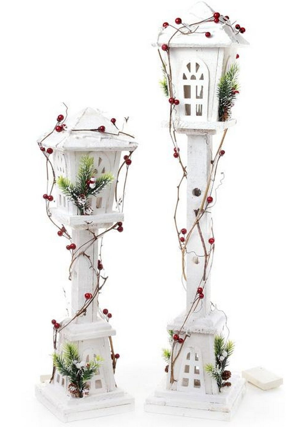 Декоративный фонарь "зимний домик", деревянный с led-подсветкой Bona (282591984)