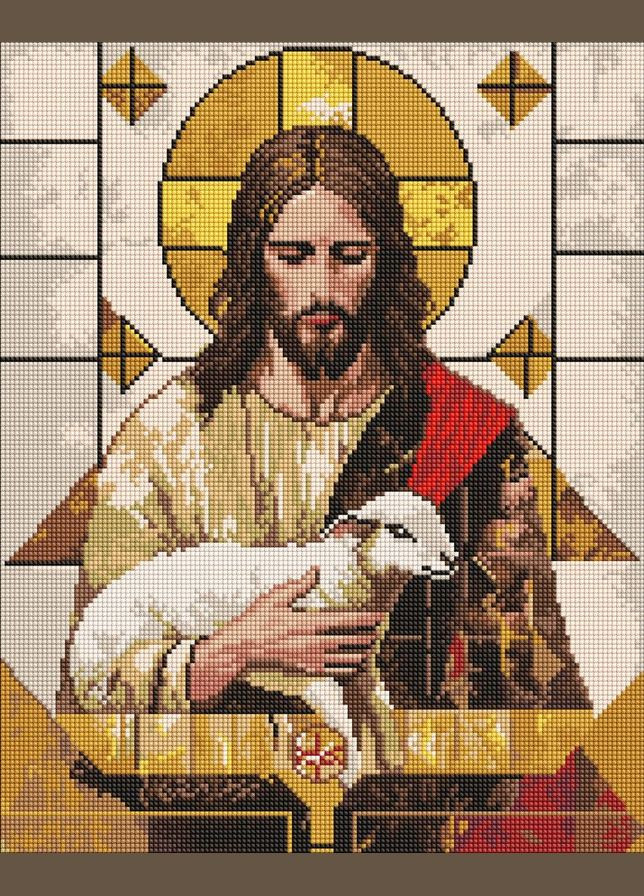 Алмазная мозаика Геометрия благодати ©art_selena_ua 40x50 AMO8198 Идейка Ідейка (335426356)