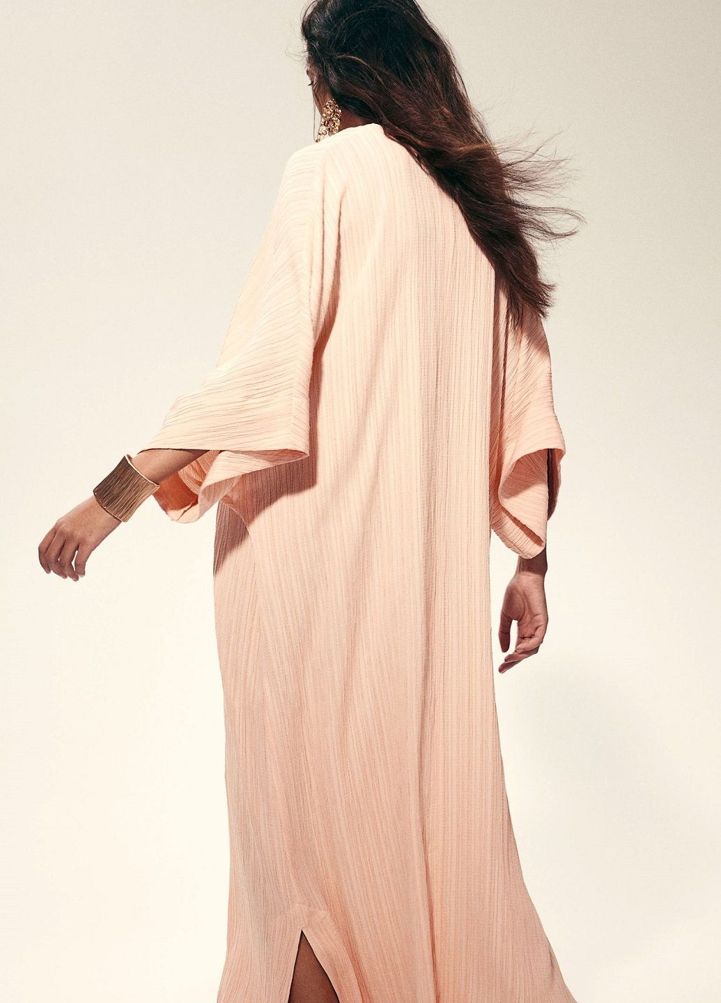 Персикова святковий сукня H&M однотонна