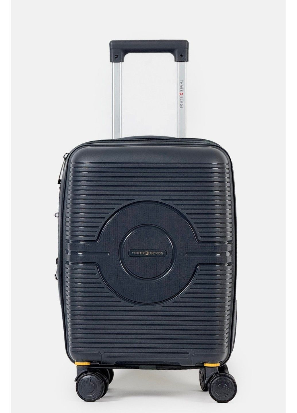 Маленький пластиковый чемодан ручная кладь 2022-28-4DRG Three Birds (370944558)