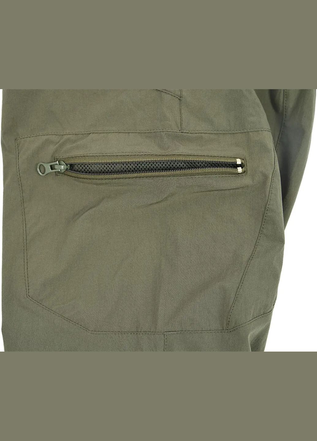 Зеленые демисезонные брюки No Brand