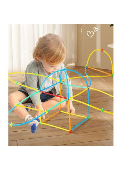 Конструктор з соломинок на 1000 предметів (М9610156) No Brand (302746910)