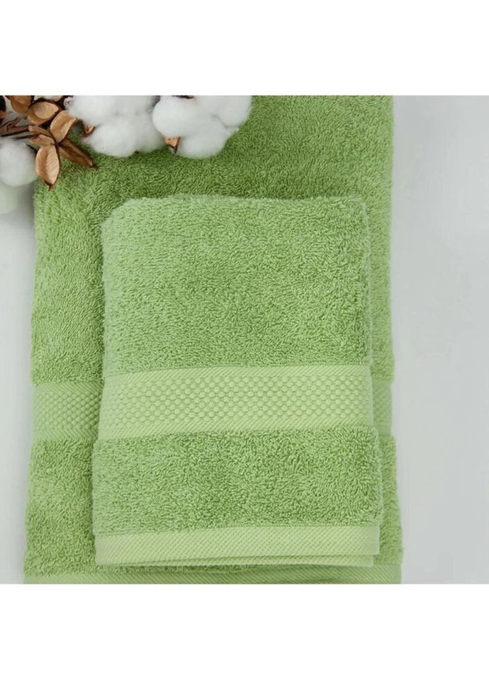 ТЕП полотенце для лица банное honey salad green р-04138-27855 70х140 см салатовое комбинированный производство - Украина