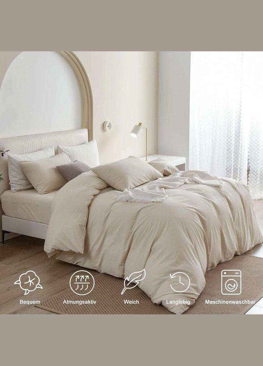 Постельное белье из мягкого материала 180 x 210 см Двуспальное (ВЕ5203В-42) No Brand (306633952)