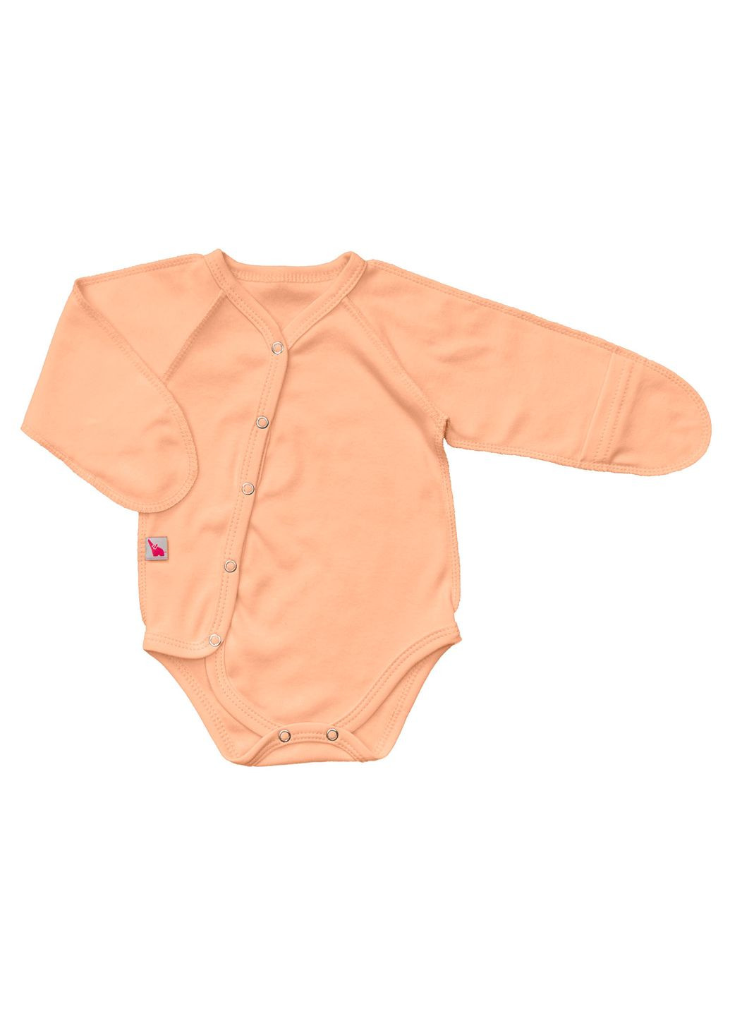 Боді з діагональною застібкою по всій довжині Peach Tunes (315893380)