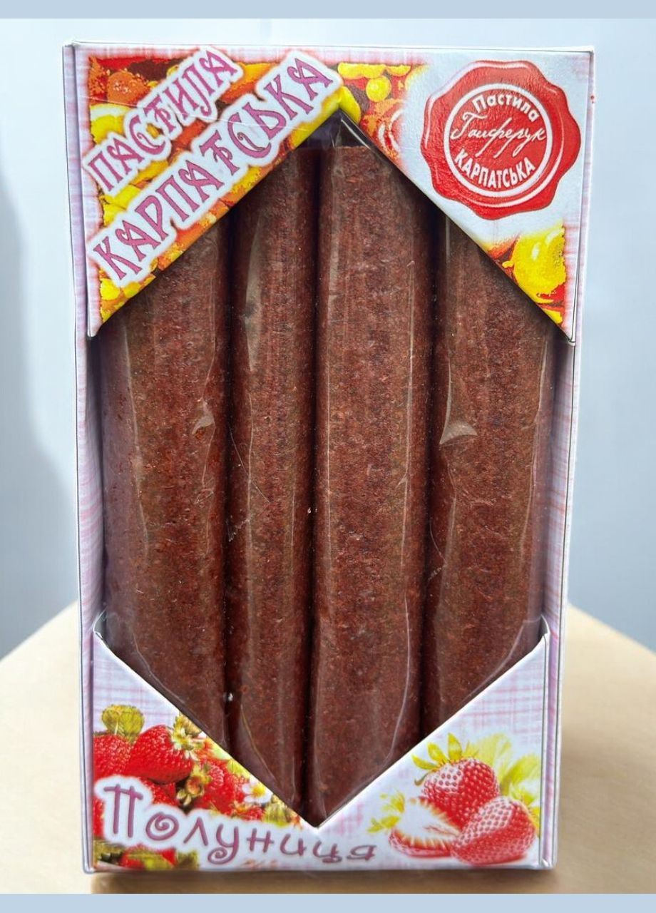 Пастила Натуральна Карпатська зі смаком Полуниці 40 грам. No Brand (330774825)