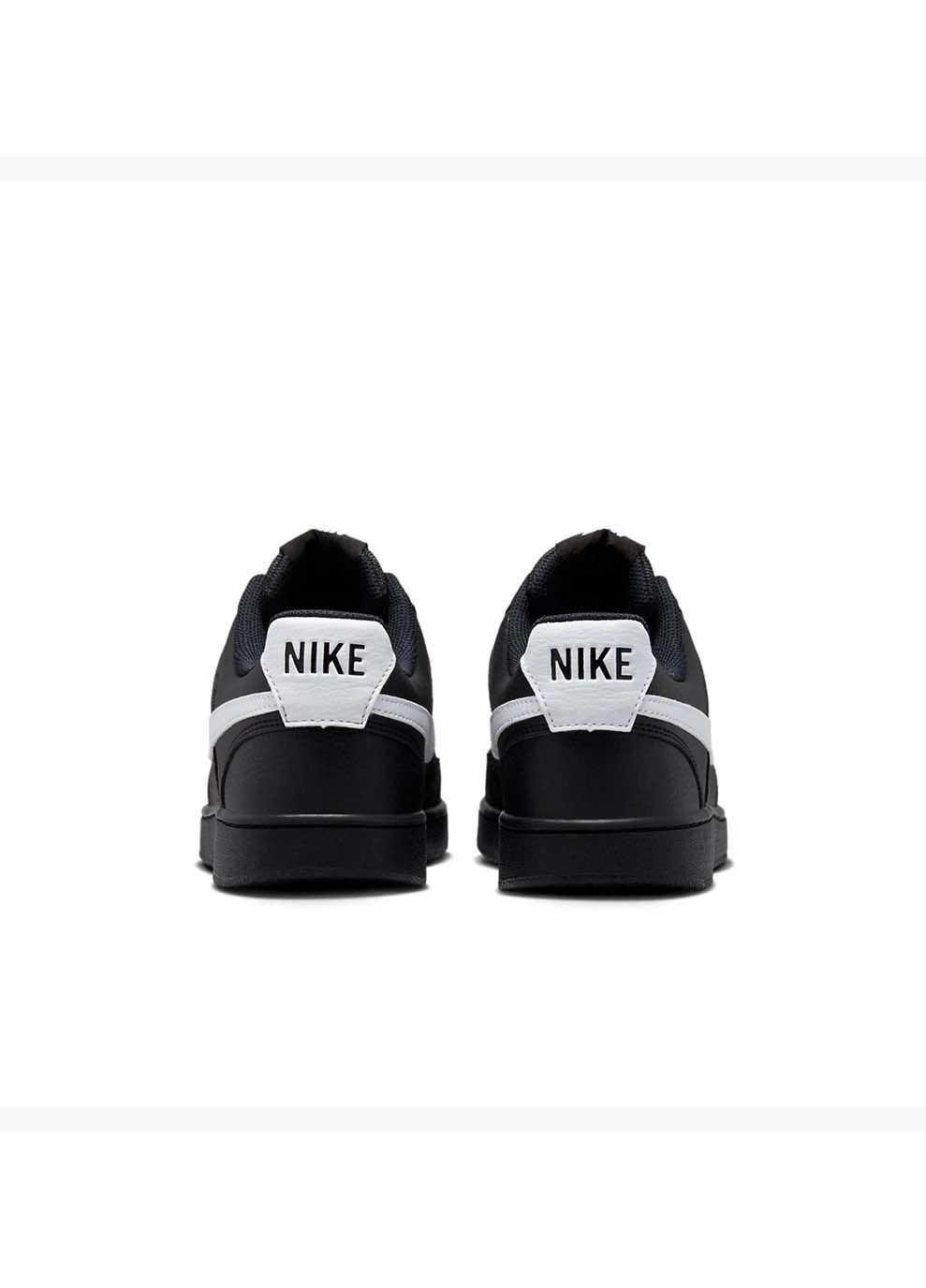 Чорні чоловічі кросівки court vision lo чорний демісезон Nike