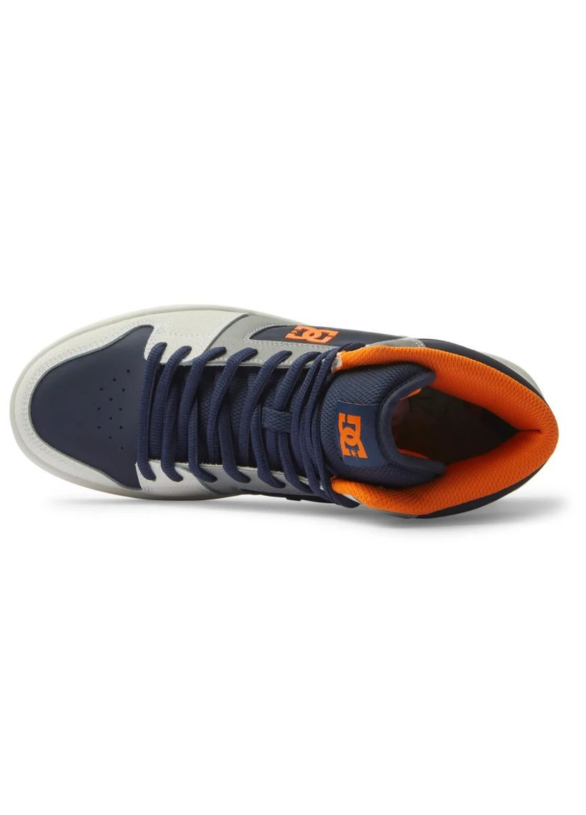 Серые демисезонные кроссовки manteca 4 high-top navy grey DC Shoes