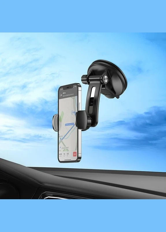Держатель BH62 Bora suction cup car holder на присоску для телефонов 4.57" Borofone (305663625)