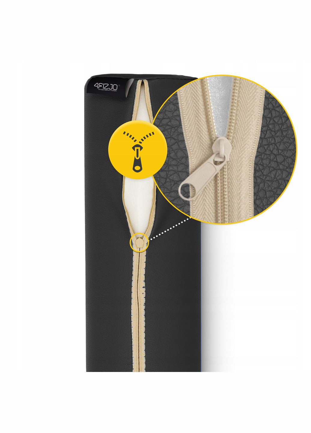 Валик для реабілітації та масажу 30 x 10 см Black (P-5905973403009) 4FIZJO (304252693)