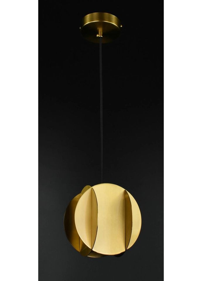 Люстра підвісна на 1 лампочку 27080 Латунь 25-200х15х15 см. Sunnysky (324396391)