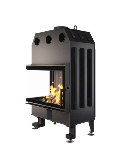 Камінна топка кутова Energy 75х50х47L Black (15,1 kW) ECO SAVEN (385664111)