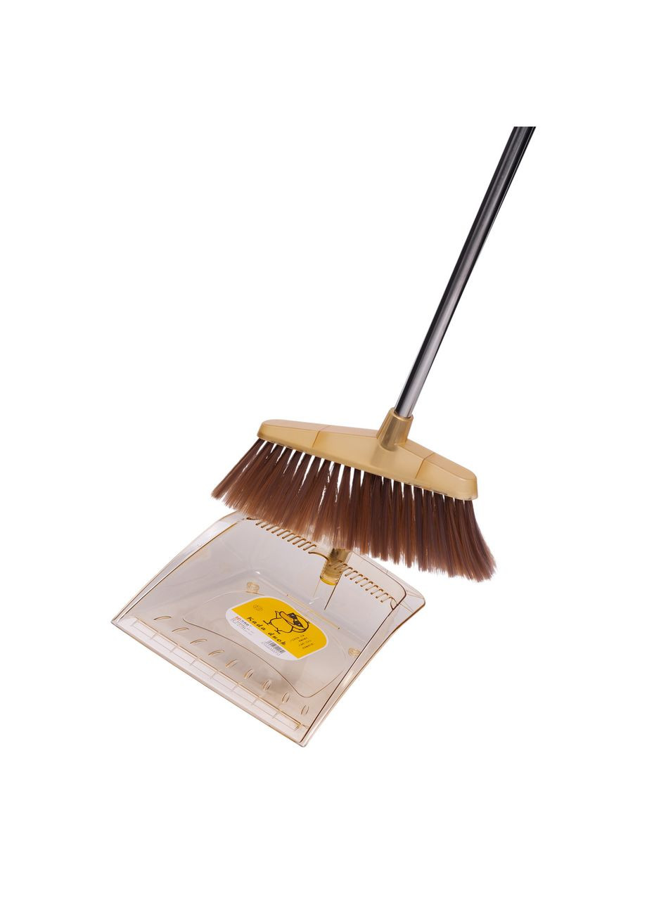 Комплект для уборки веник (щетка) и совок с длинной ручкой 25×25×95 (см) набор веник и совок HP-35015-7Y (A-035214) Household (372992297)