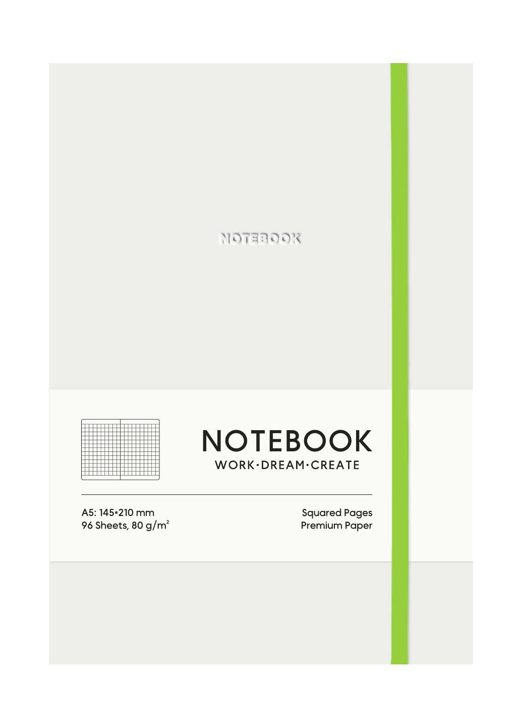 Зошит у клітинку А5 96 аркушів, Кремовий папір, тверда обкладинка 7115 A5-7115K 4823088239522 Genius (300148692)