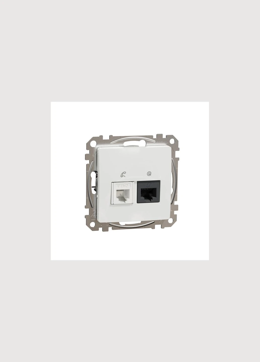 Розетка RJ45+RJ11 6UTP 73х73х37mm ABS-UV [SDD111468] Sedna Design & Elements Schneider Electric (344533963)