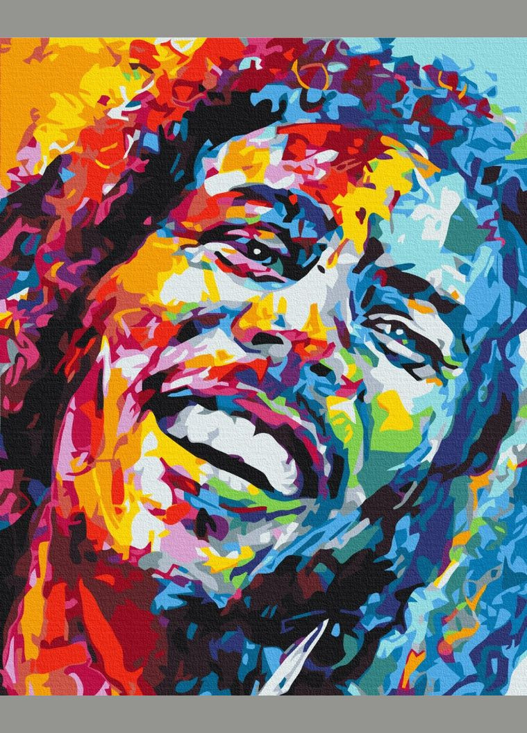 Картина по номерам " Радужный Марли " 40x50 см Brushme (371919387)