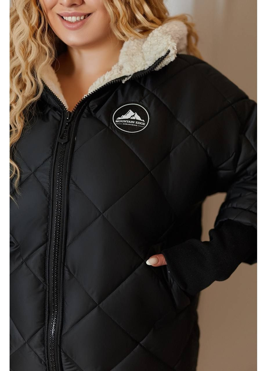 Чорна демісезонна куртка Garna