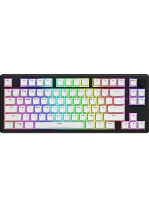 Клавіатура HTK3180UA Black-White Hator (372800046)