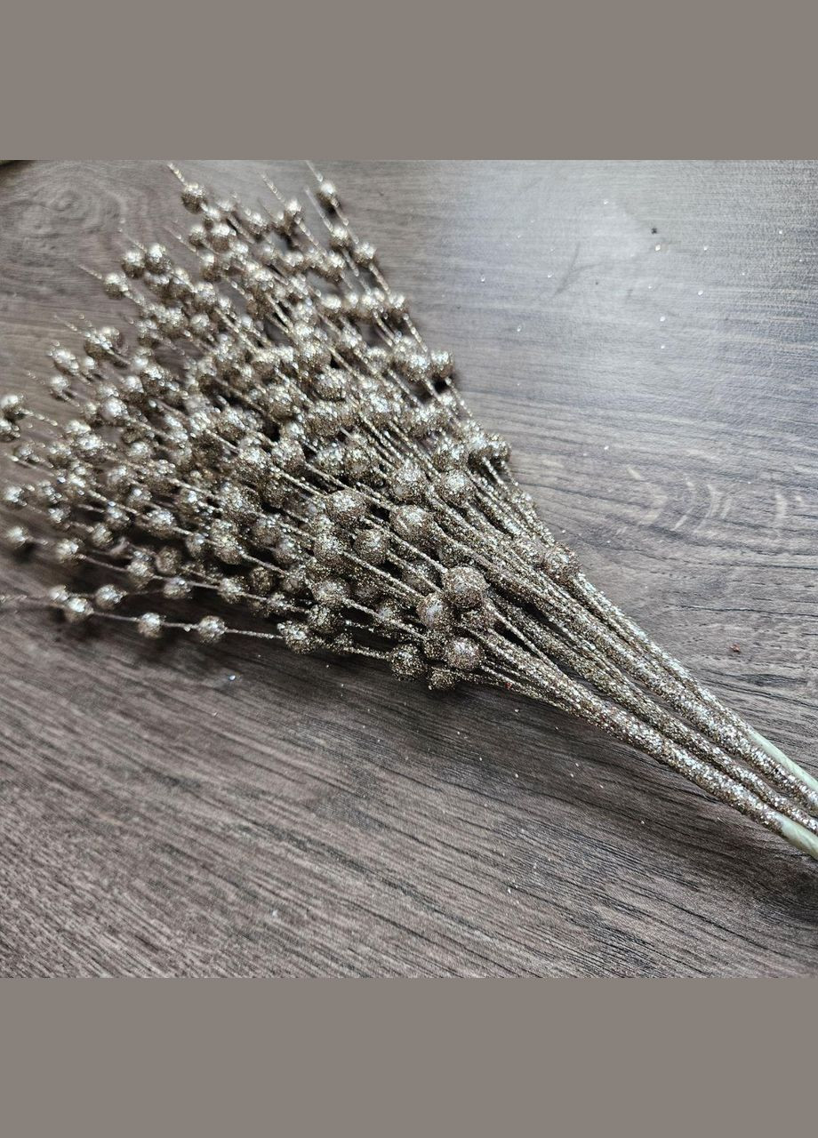 Гілка шампань блискучі ягоди 42см Nobrand (369616832)