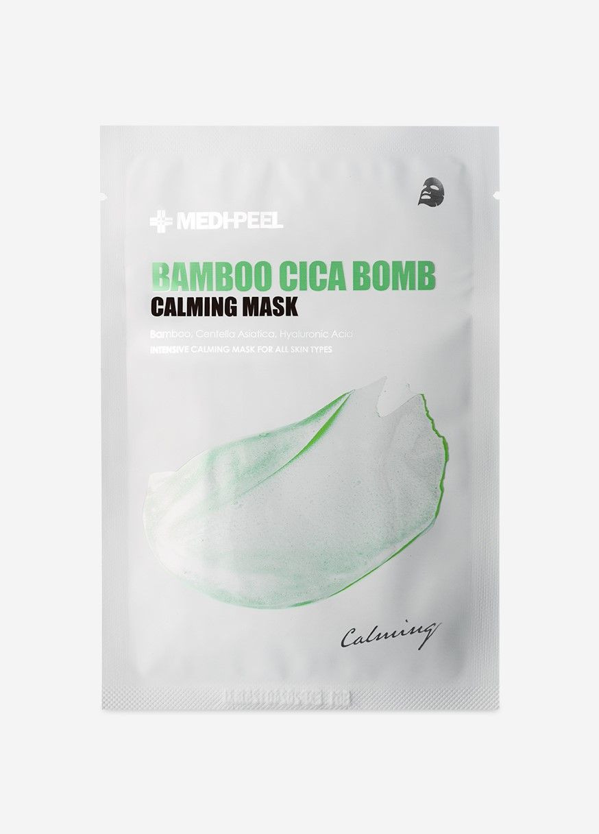 Успокаивающая маска Bamboo Cica Bomb Calming Mask 25 ml Medi-Peel (279851363)