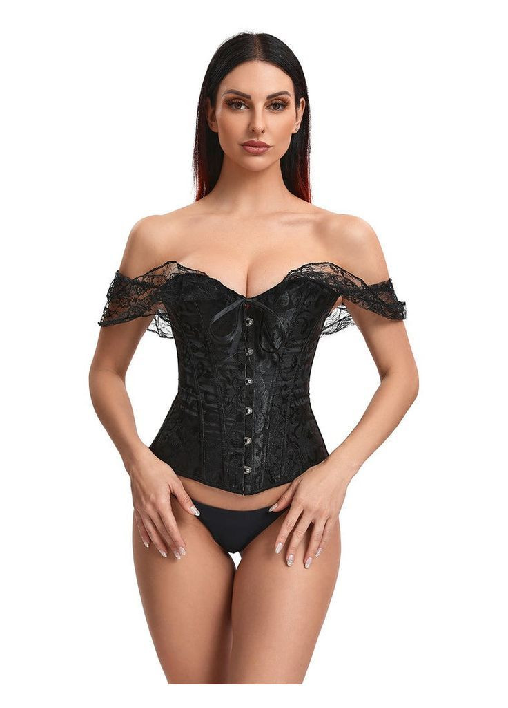 Корсет Star Night 12 Plastic Bones черный, XS No Brand (369636865)