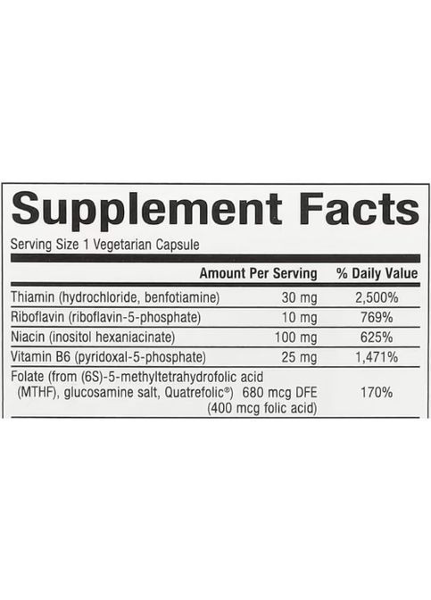BioCoenzymated Active B Complex 60 Veg Caps Natural Factors (363267794)