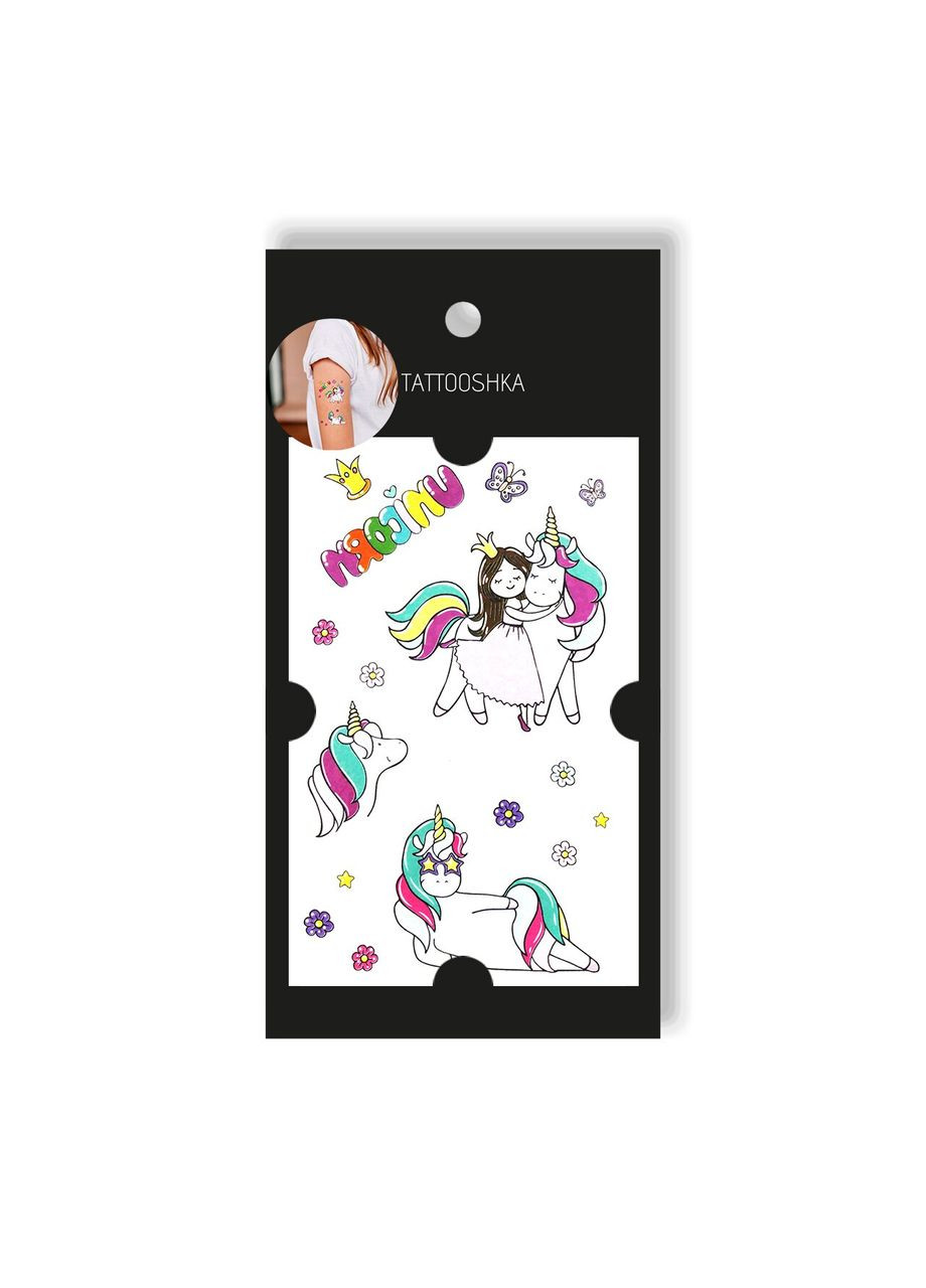 Тату Обійми з єдинорогом EC-664 (5805800010748) shop (5805800010748) Tattooshka (366396920)