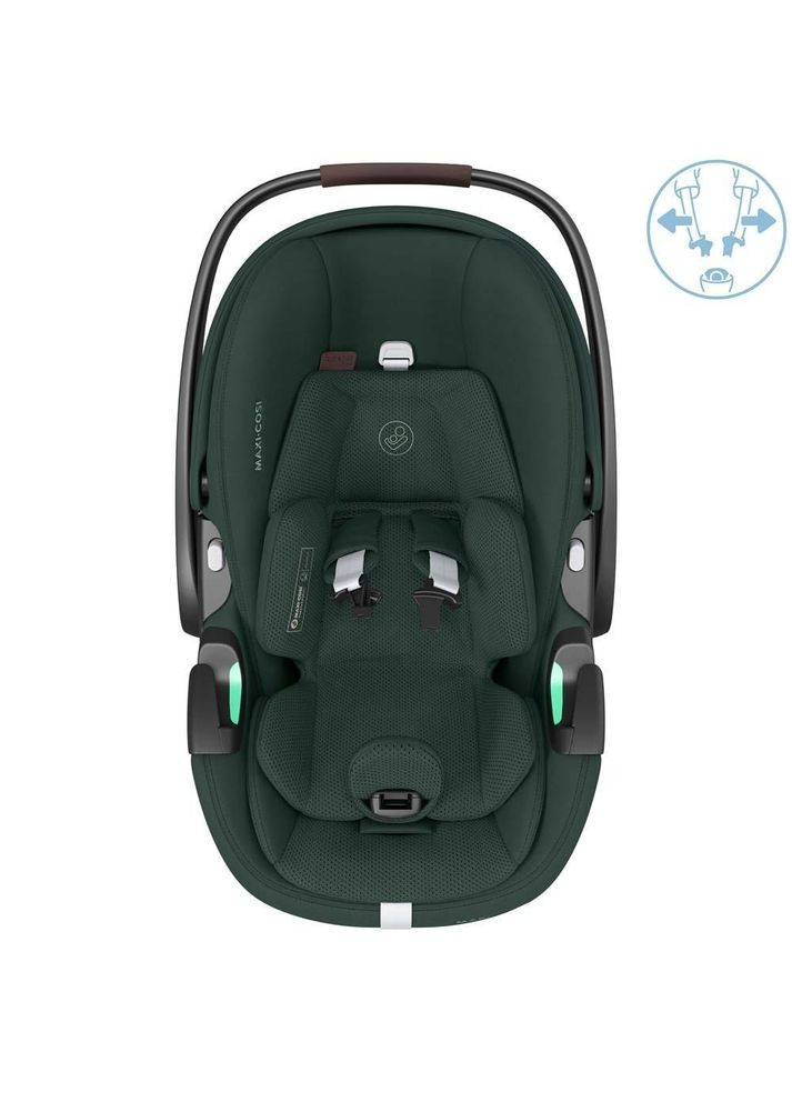 Автокресло Pebble 360 Pro2 гр. 0+ 0-13 кг Twillic Green, 8052403110 Maxi-Cosi (367983324)