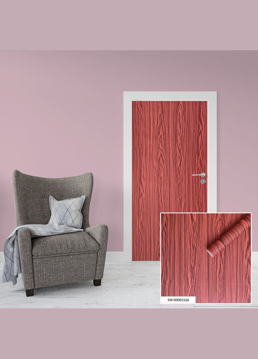 Пленка самоклеющаяся под красное дерево 90cm*10m (S) SW00001516 Sticker Wall (300579159)