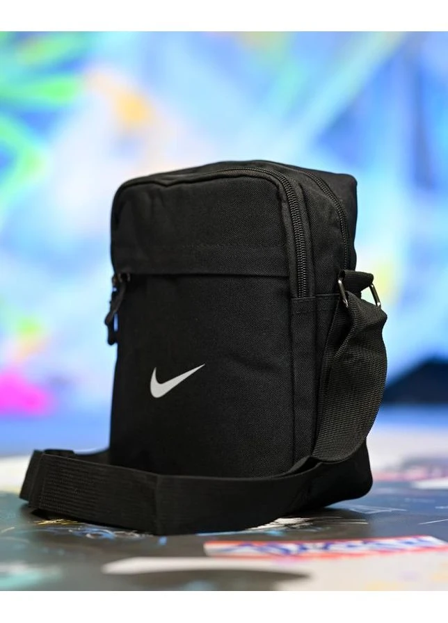 Сумка через плече Nike чорна Oxford компактна міська ВТ4729 No Brand (392963352)