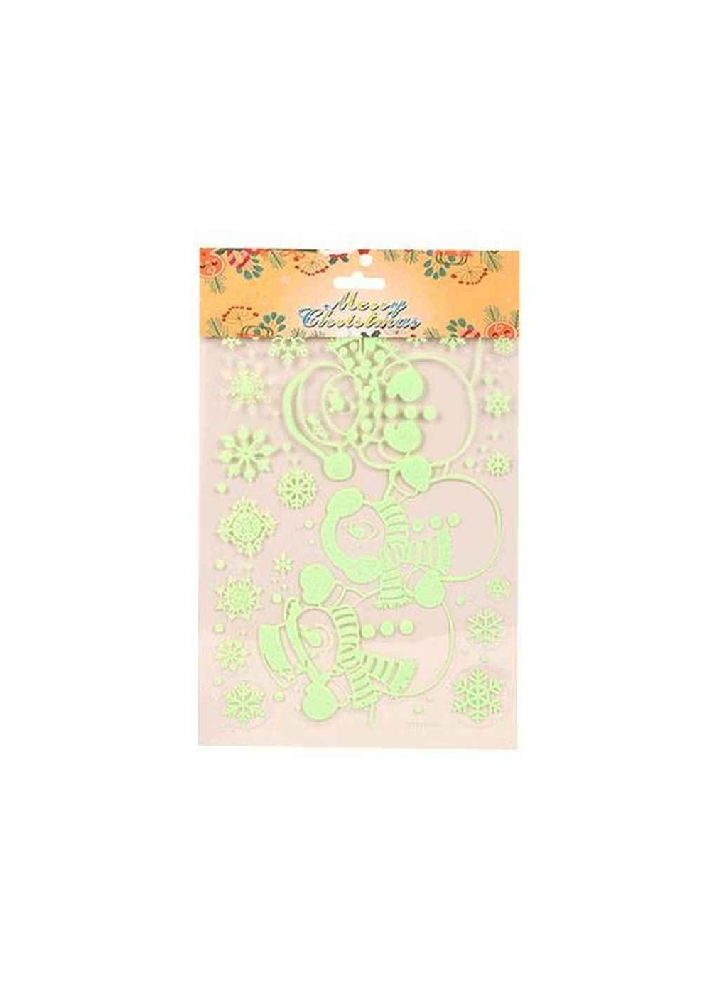 Наклейки для окон 16*25см Christmas R33929/3 ТМ Stenson (364209056)