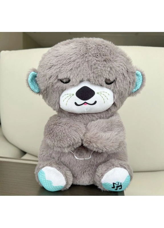 Плюшевая игрушка - ночник Выдрочка Soothe Snuggle Otter Сказочные сны выдрёнка Игрушка для ребенка с музыкой, подсветкой, Digital (402383329)