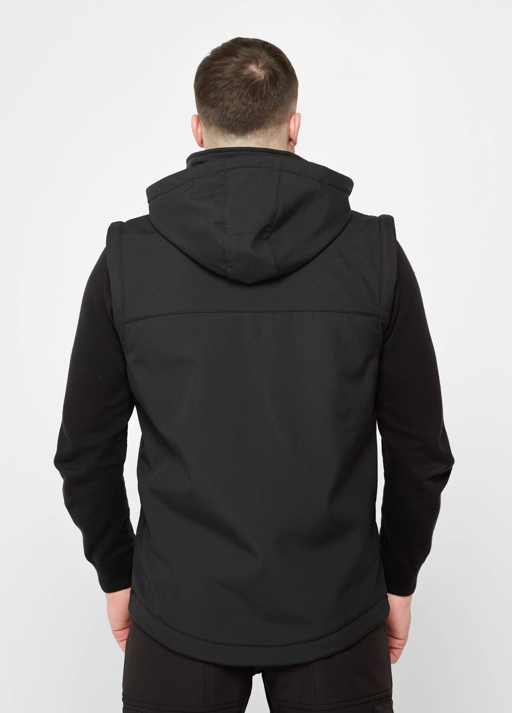 Темно-синяя демисезонная куртка трансформер мужская демисезонная темно-синяя UKM Softstorm