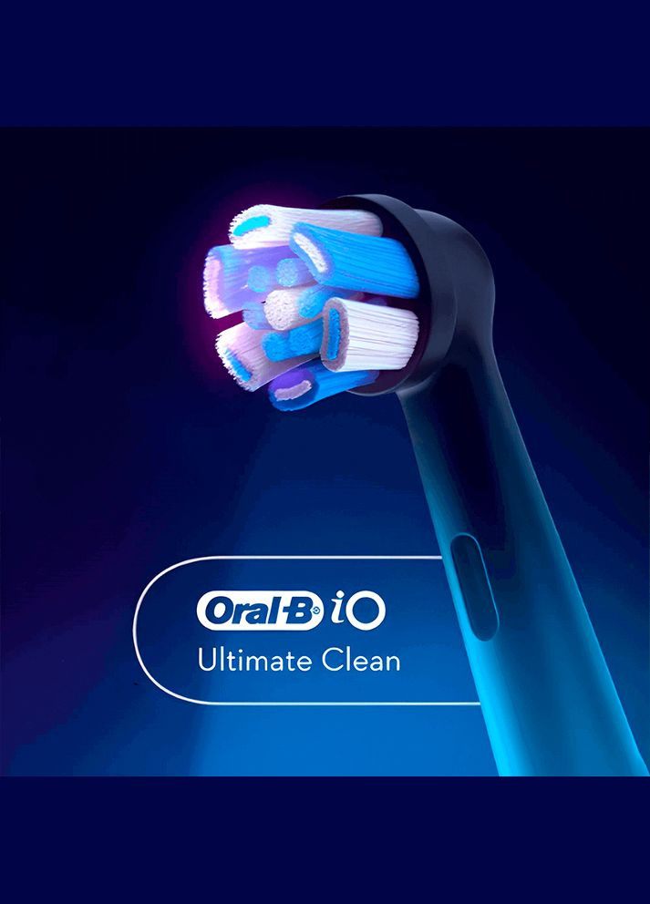 Насадка iO Ultimate Black 2 шт. для черной электрической зубной щетки iO сменные насадки орал бы Oral-B (300158986)