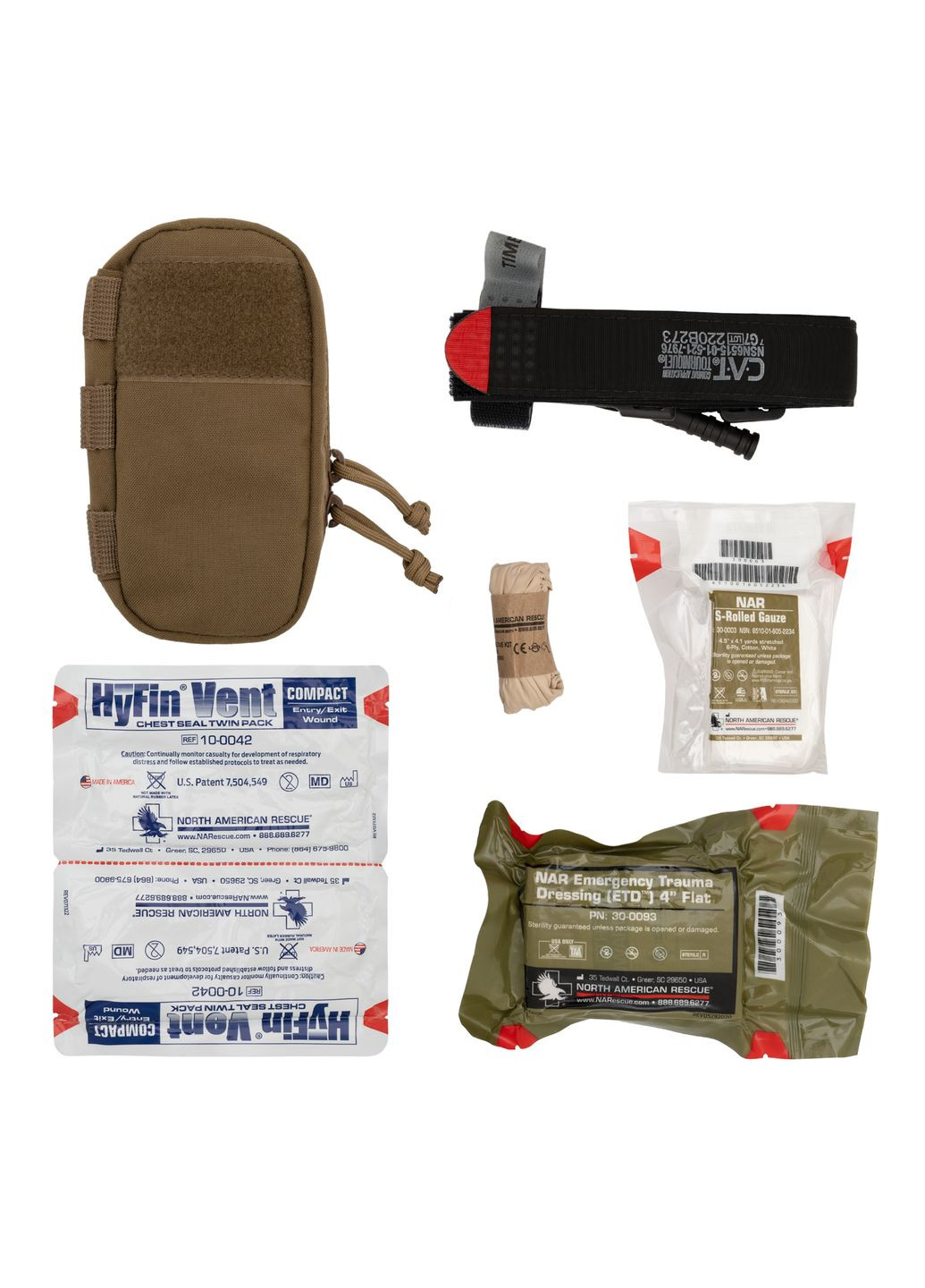 Аптечка індивідуальна NAR MFAK Basic Mini First Aid KitCoyote No Brand (316533594)