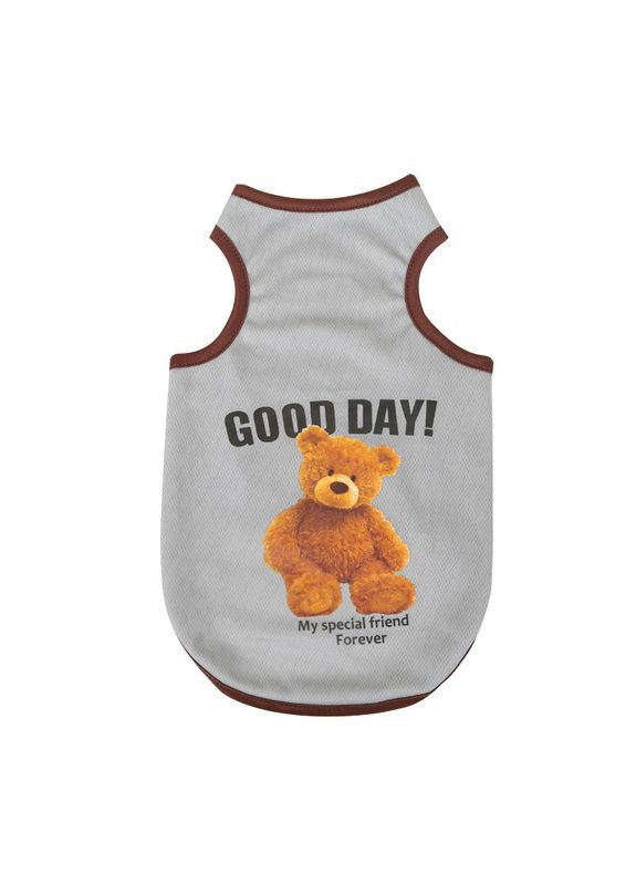 Майка для котів Pet Style "Good Day" Сіра 2XL No Brand (323231702)