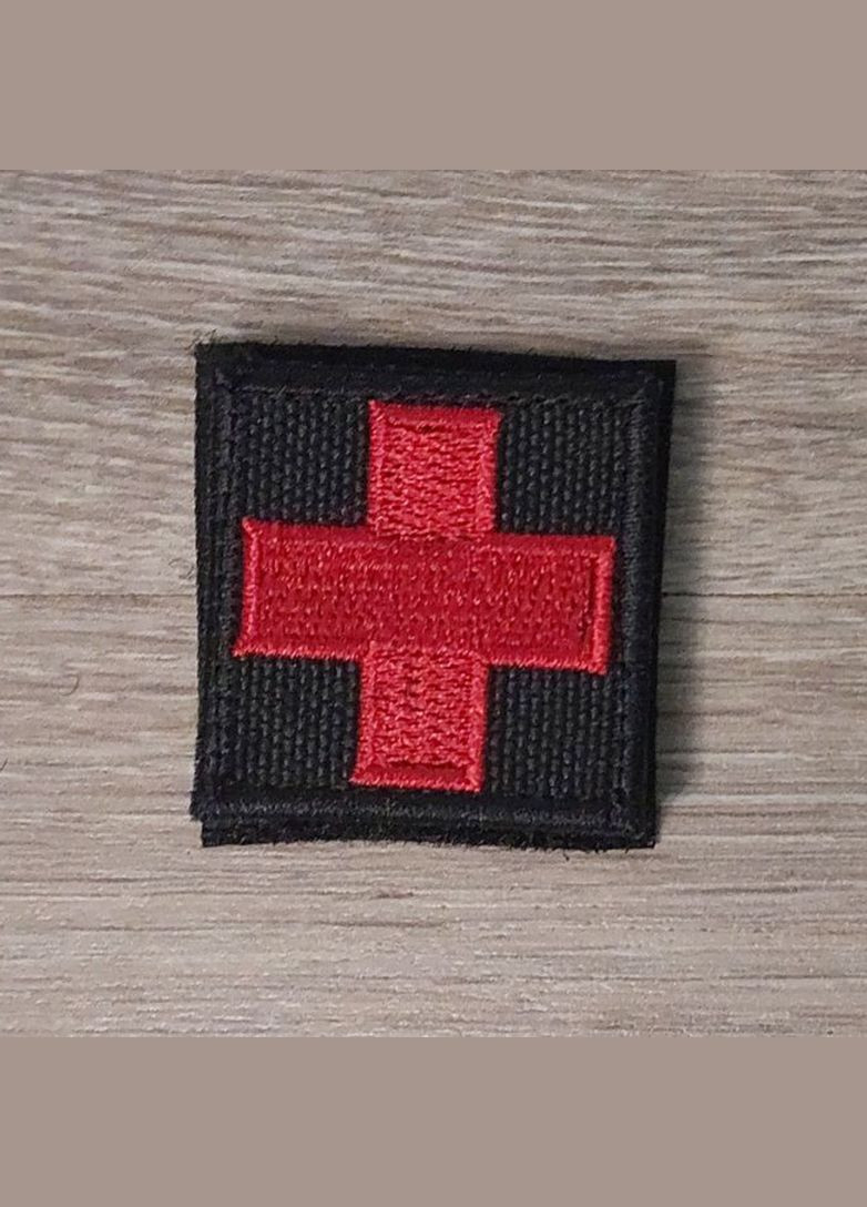 Шеврон Крестик на аптечку 3.5 см No Brand (336381995)