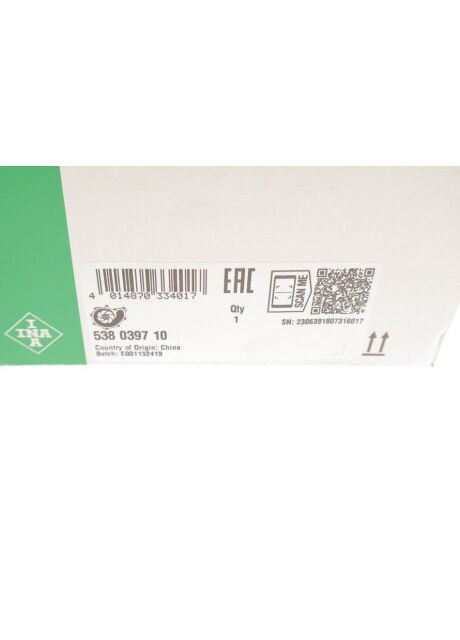 Водяной насос NISSAN QASHQAI/QASHQAI +2 I (J10, JJ10), 12/06 - 12/13 2.0 dCi (Выр-во) 538 0397 10 Ina (360484412)