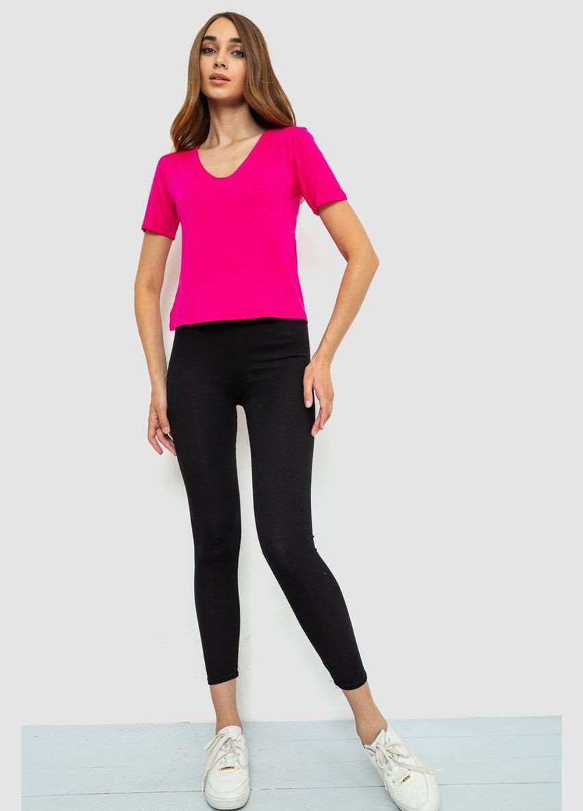 Рожева футболка жіноча однотонна Ager 186R309